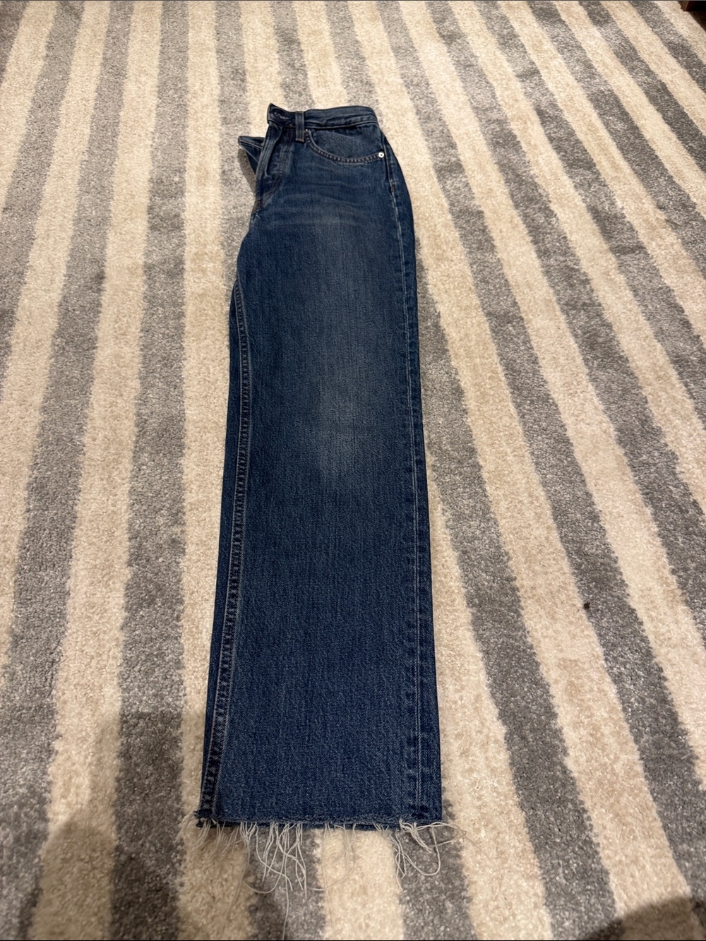 Toteme Dark Indigo High-Rise Wide-Leg Jeans
